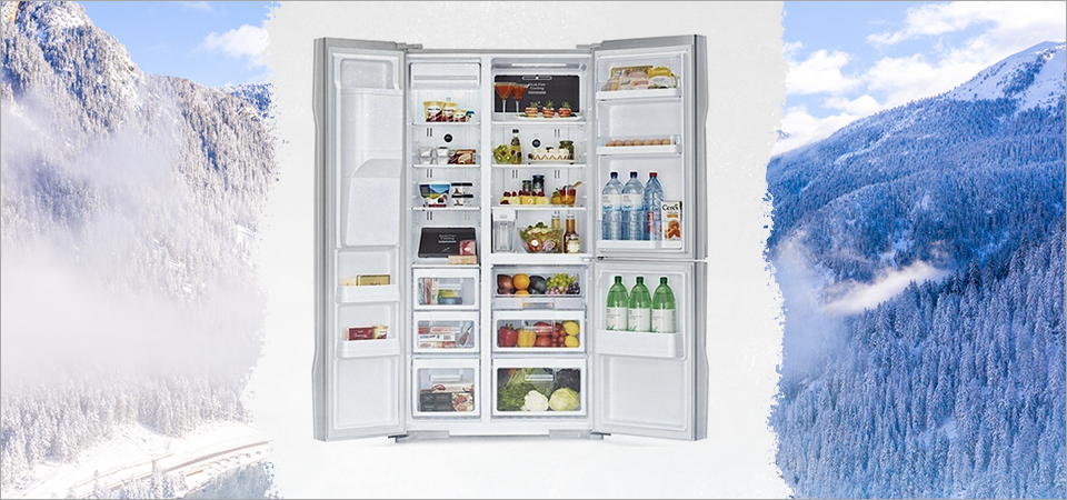 холодильник хитачи Side-by-Side