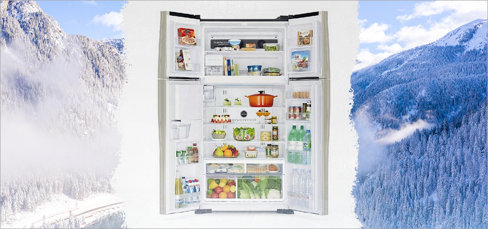 холодильник хитачи R-W722 PU1 GBK