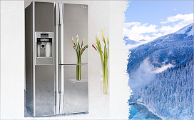 Дизайн холодильников Hitachi