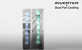 Hitachi Refrigerator INVERTER x Dual Fan Cooling Side by Side