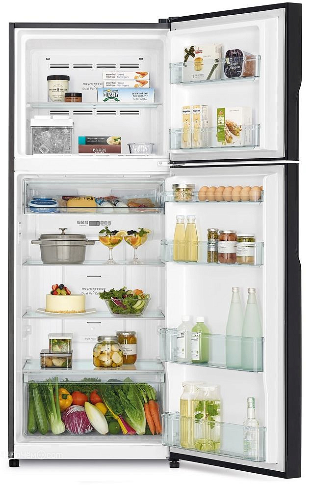 Холодильник Hitachi R-V 472 PU8 BBK preview 2