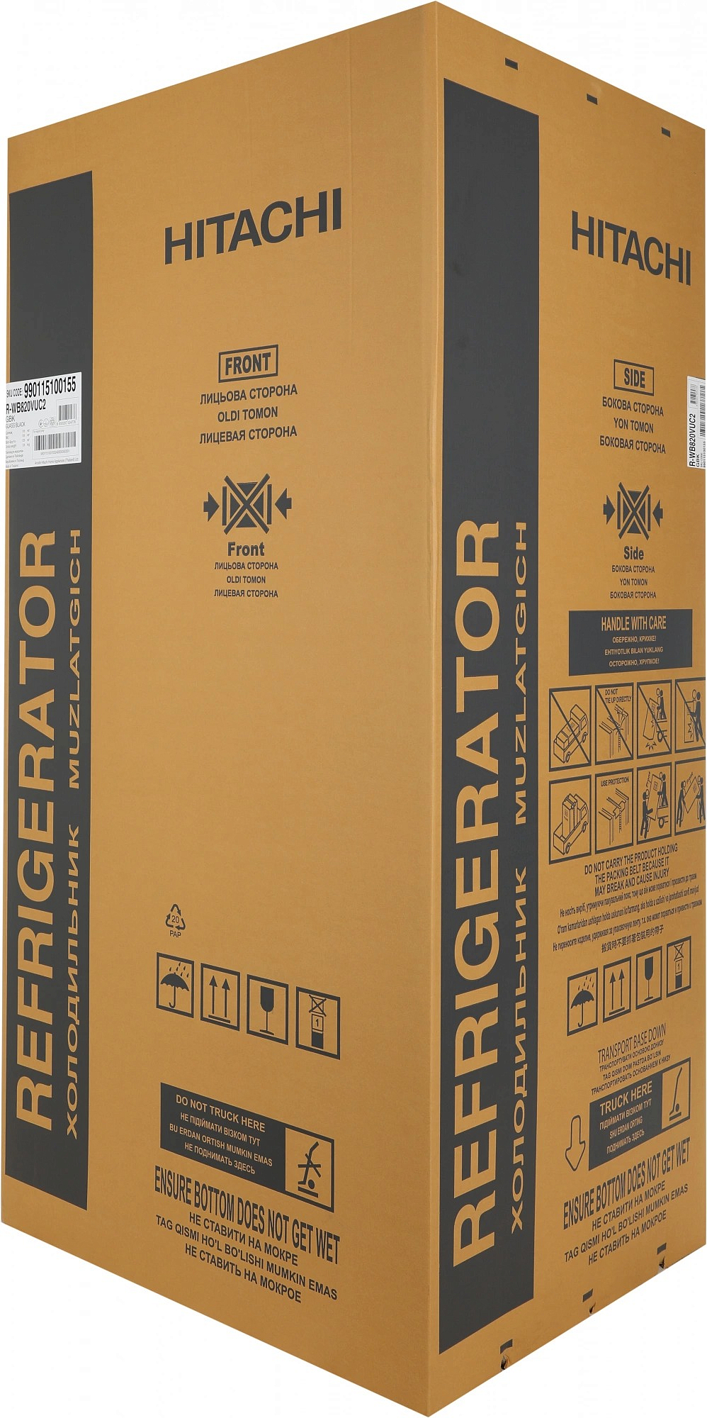 Холодильник Hitachi R-WB820VUC2 GBK preview 17